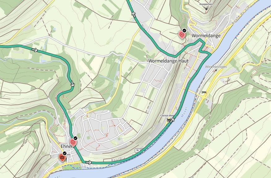Passage de la 2e étape du Tour de Luxembourg