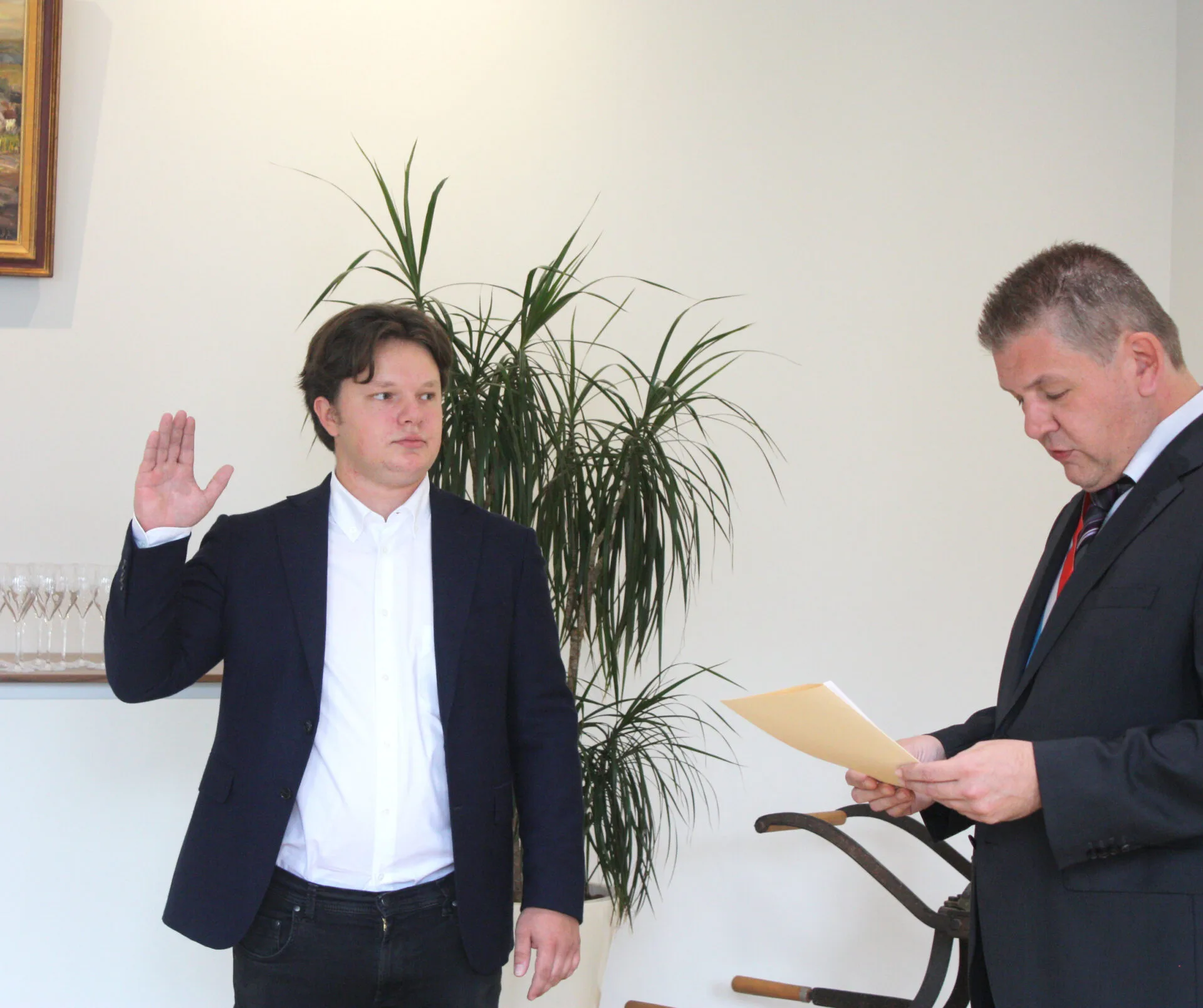 Assermentation Félix Schaeler