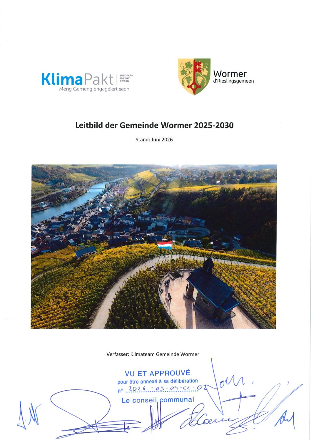 Leitbild 2025-2030 signé