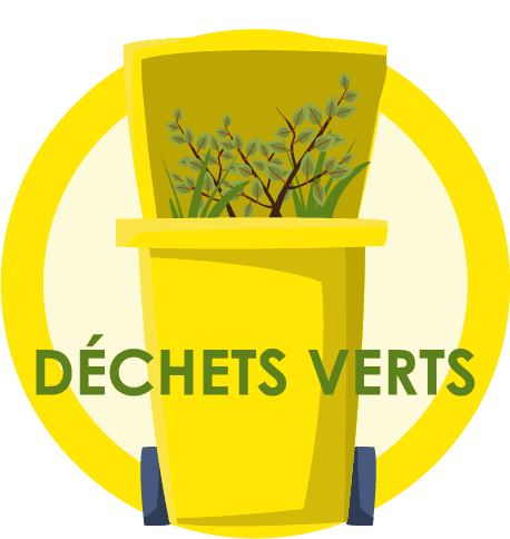 Photo récipient déchets verts