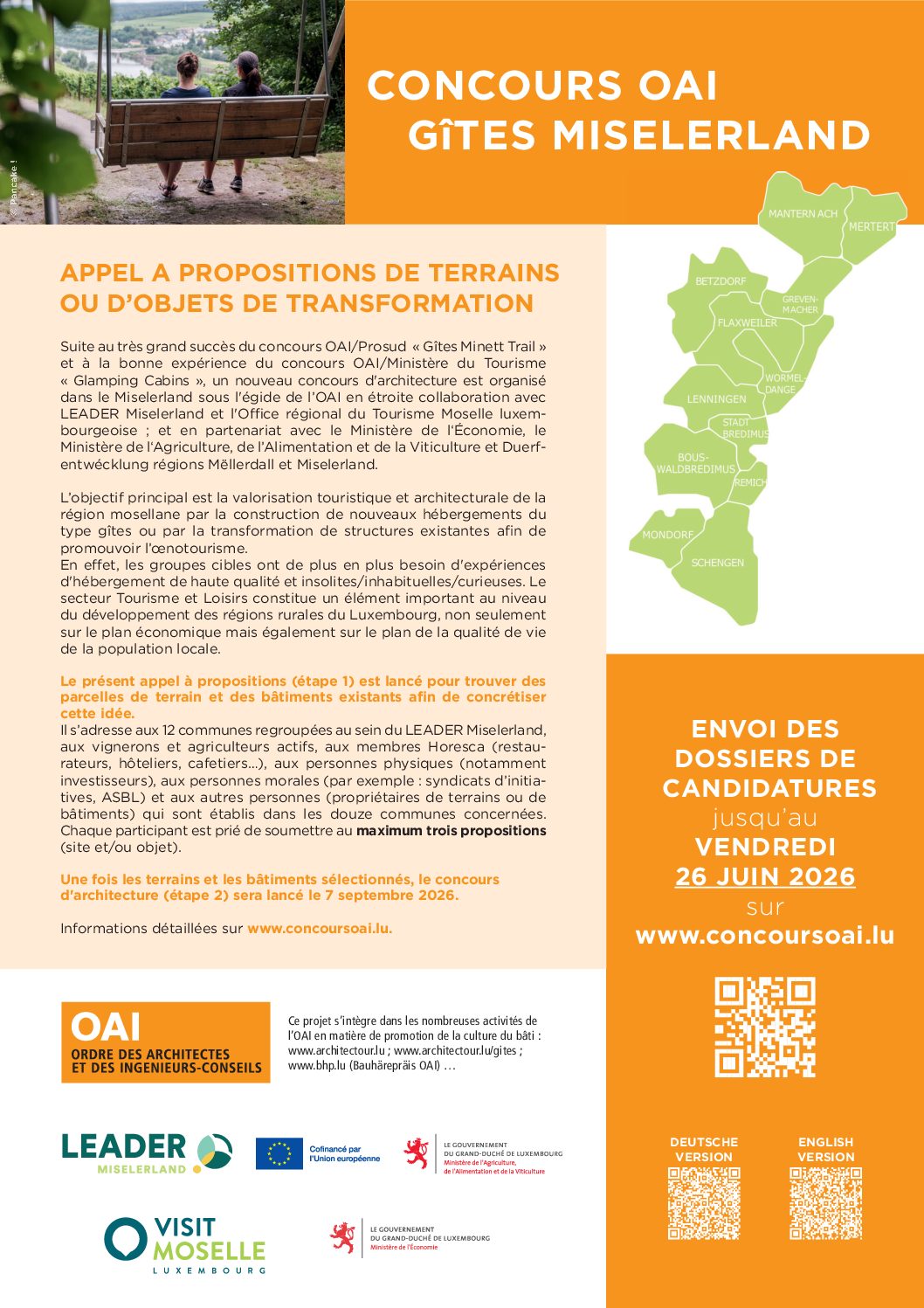 Annonce_Appel_terrains_objets_Concours_OAI_Gites_Miselerland_PH_20260521